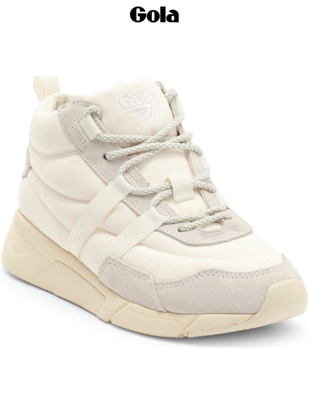 NEW Gola Lunar High Top Wedge Water Resistant Sneaker